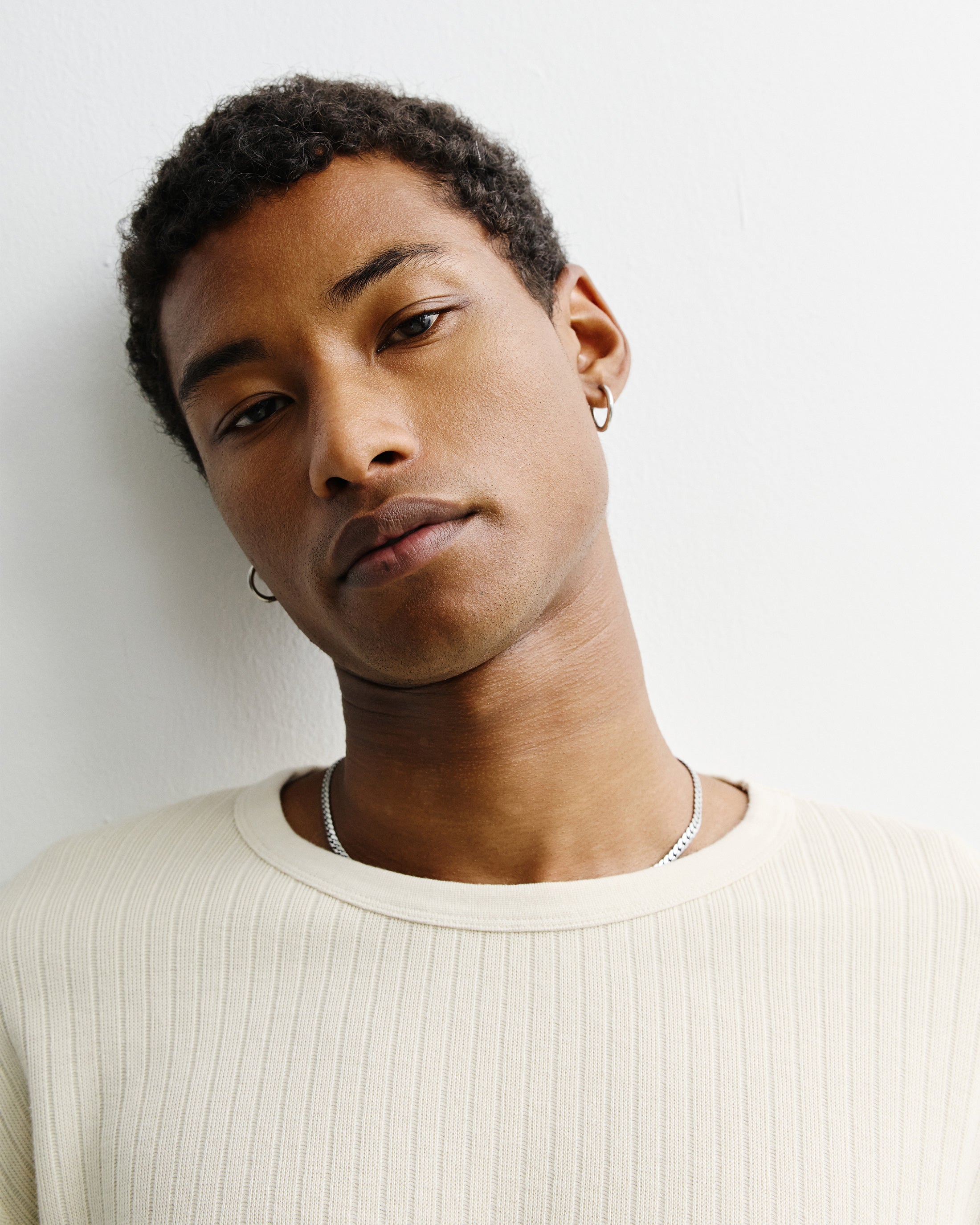 Oversized Organic Cotton Long-Sleeve - Cream