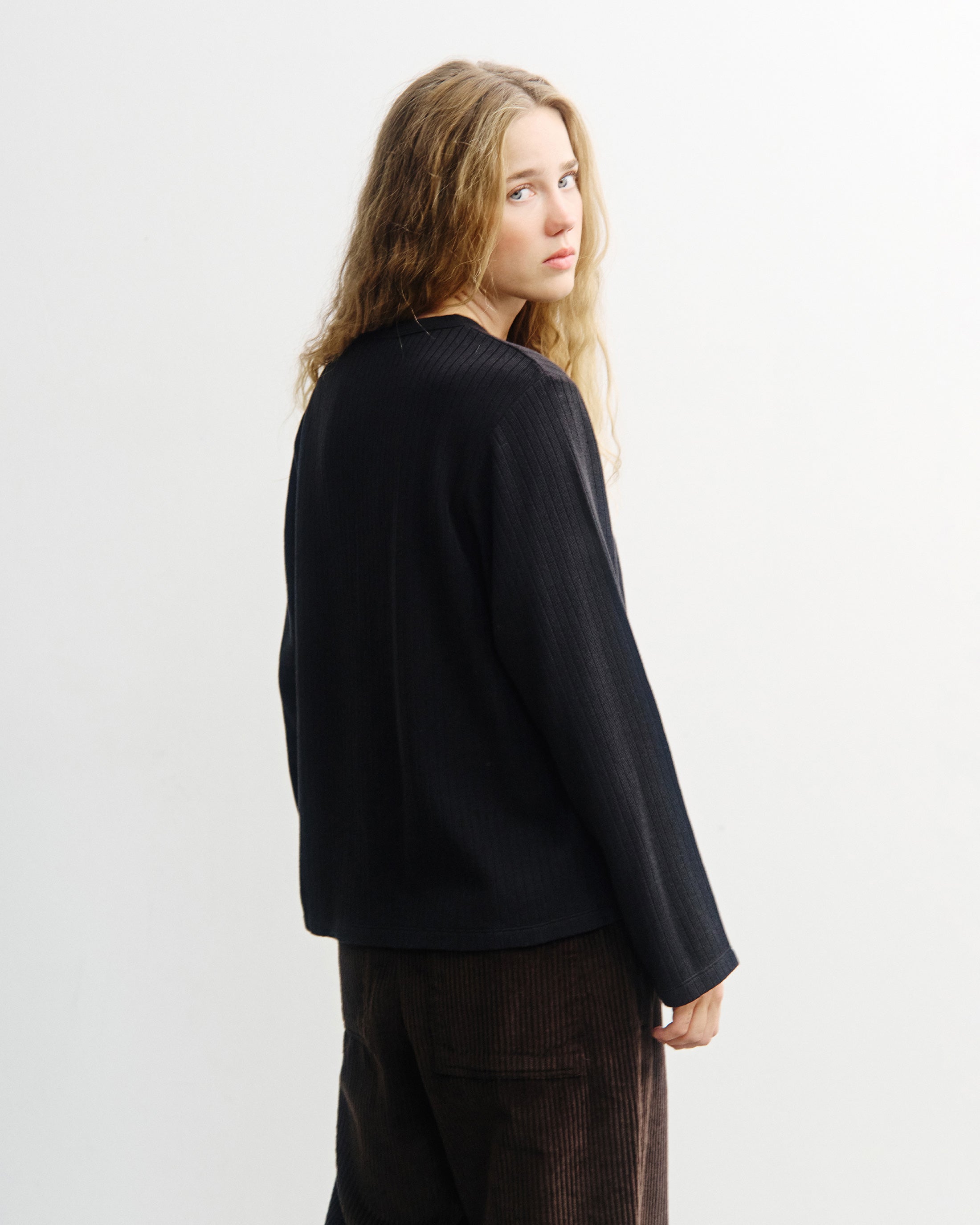 Oversize Longsleeve Organic Cotton - Black