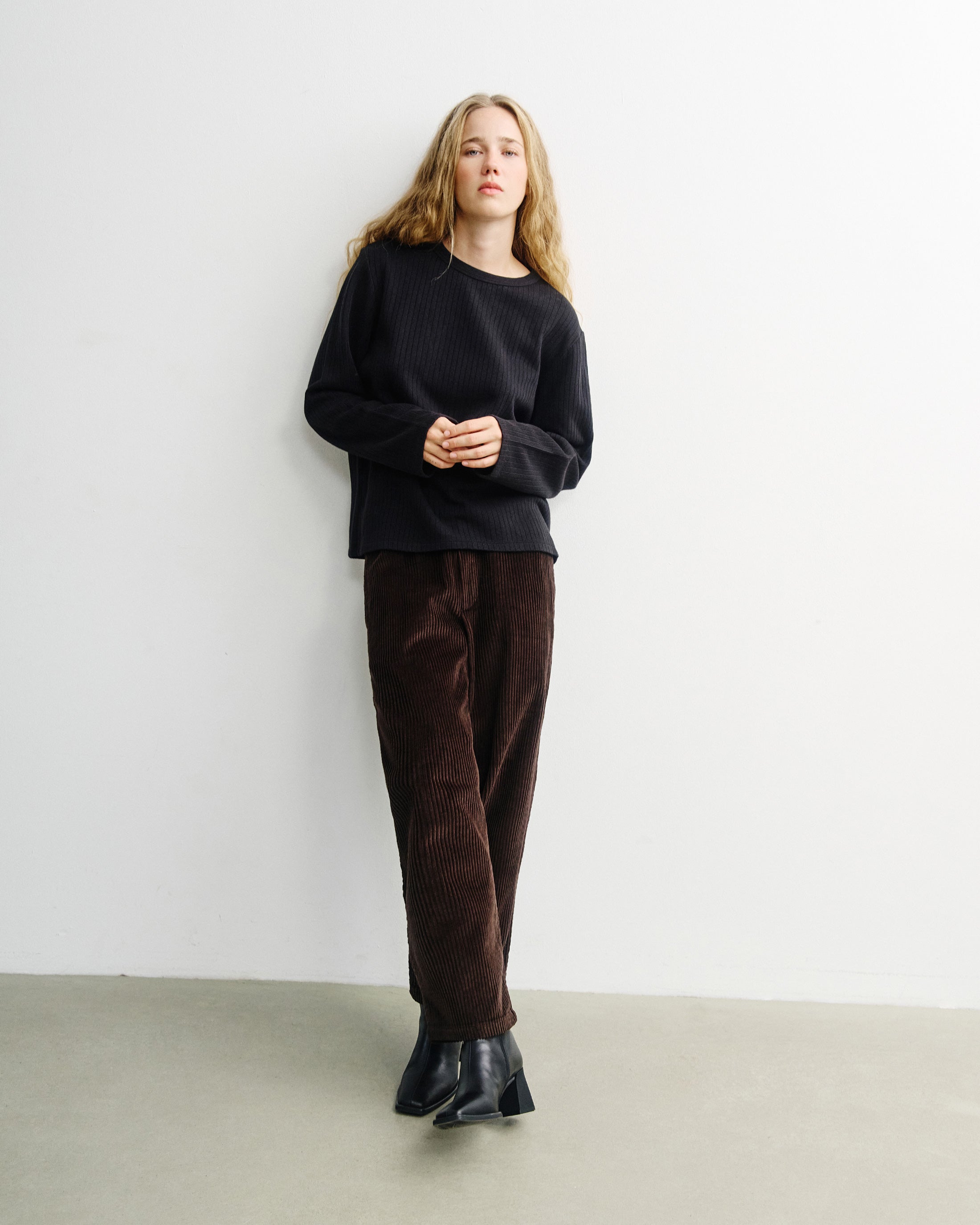 Oversize Longsleeve Organic Cotton - Black