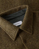 Schweres Overshirt Bio Wollmischung - Dunkelgrün