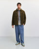 Schweres Overshirt Bio Wollmischung - Dunkelgrün