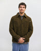 Schweres Overshirt Bio Wollmischung - Dunkelgrün