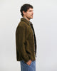 Schweres Overshirt Bio Wollmischung - Dunkelgrün