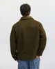 Schweres Overshirt Bio Wollmischung - Dunkelgrün