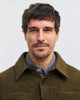 Schweres Overshirt Bio Wollmischung - Dunkelgrün