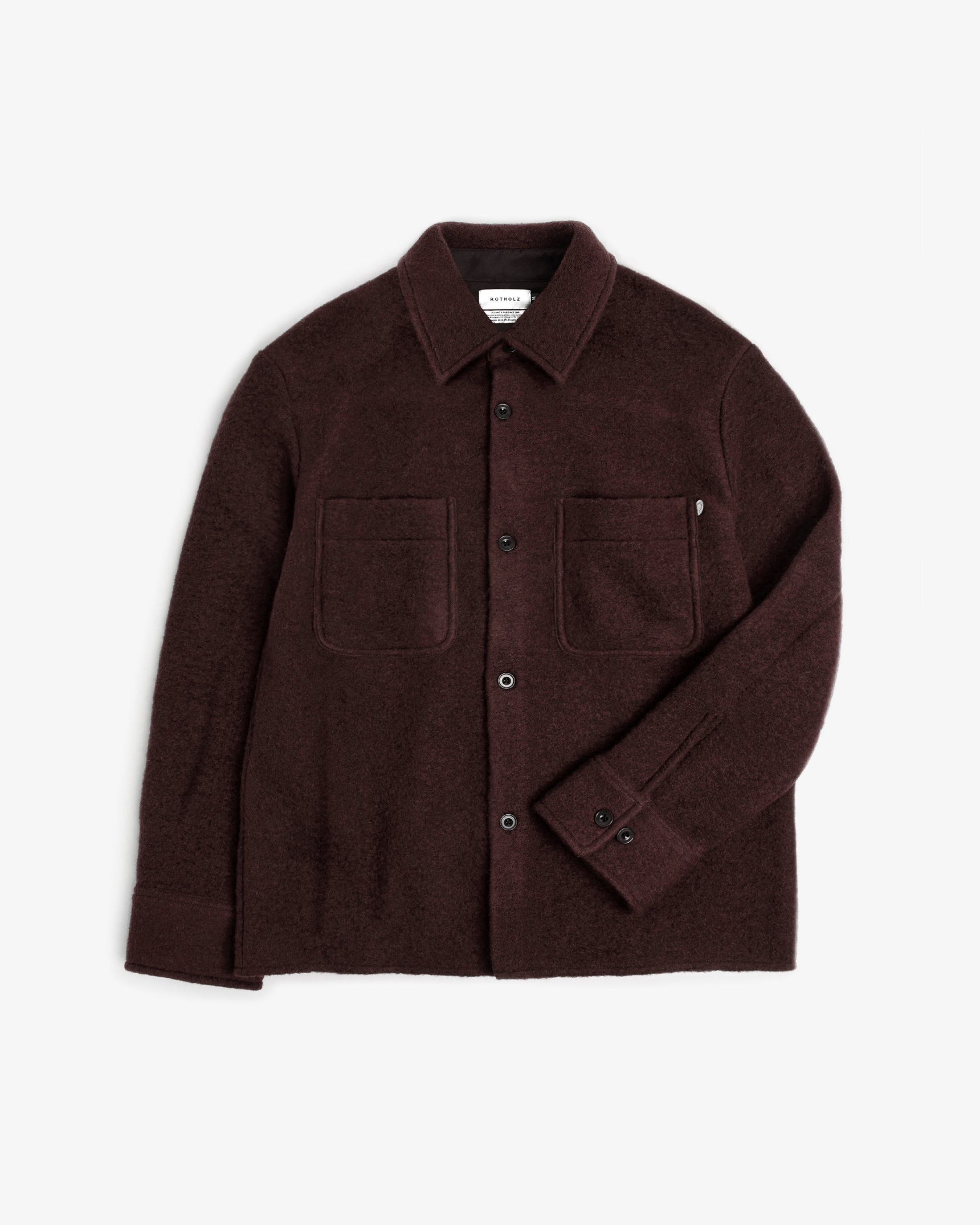 Relaxed Overshirt - Rosewood Brown FW26