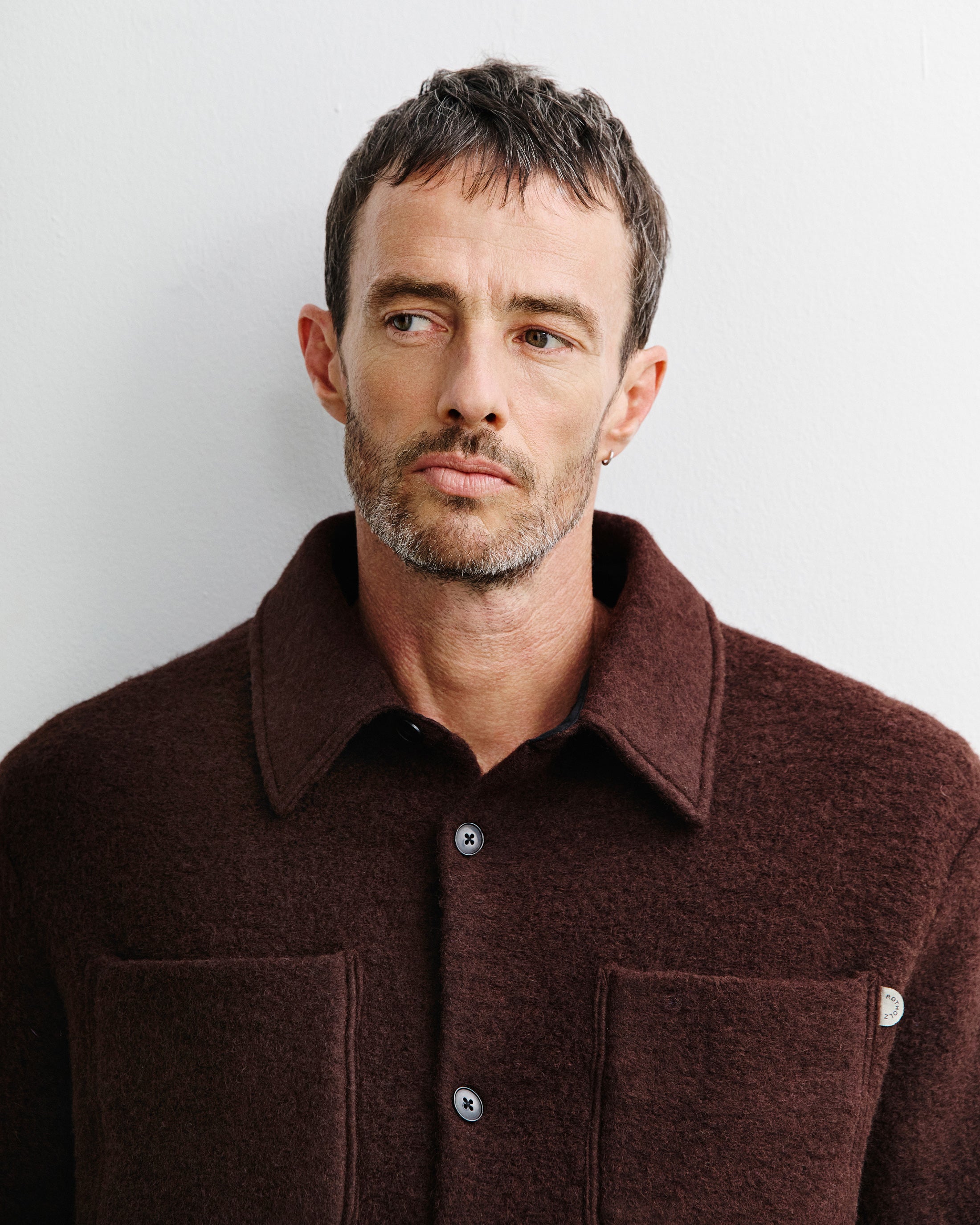 Relaxed Overshirt - Rosewood Brown FW26