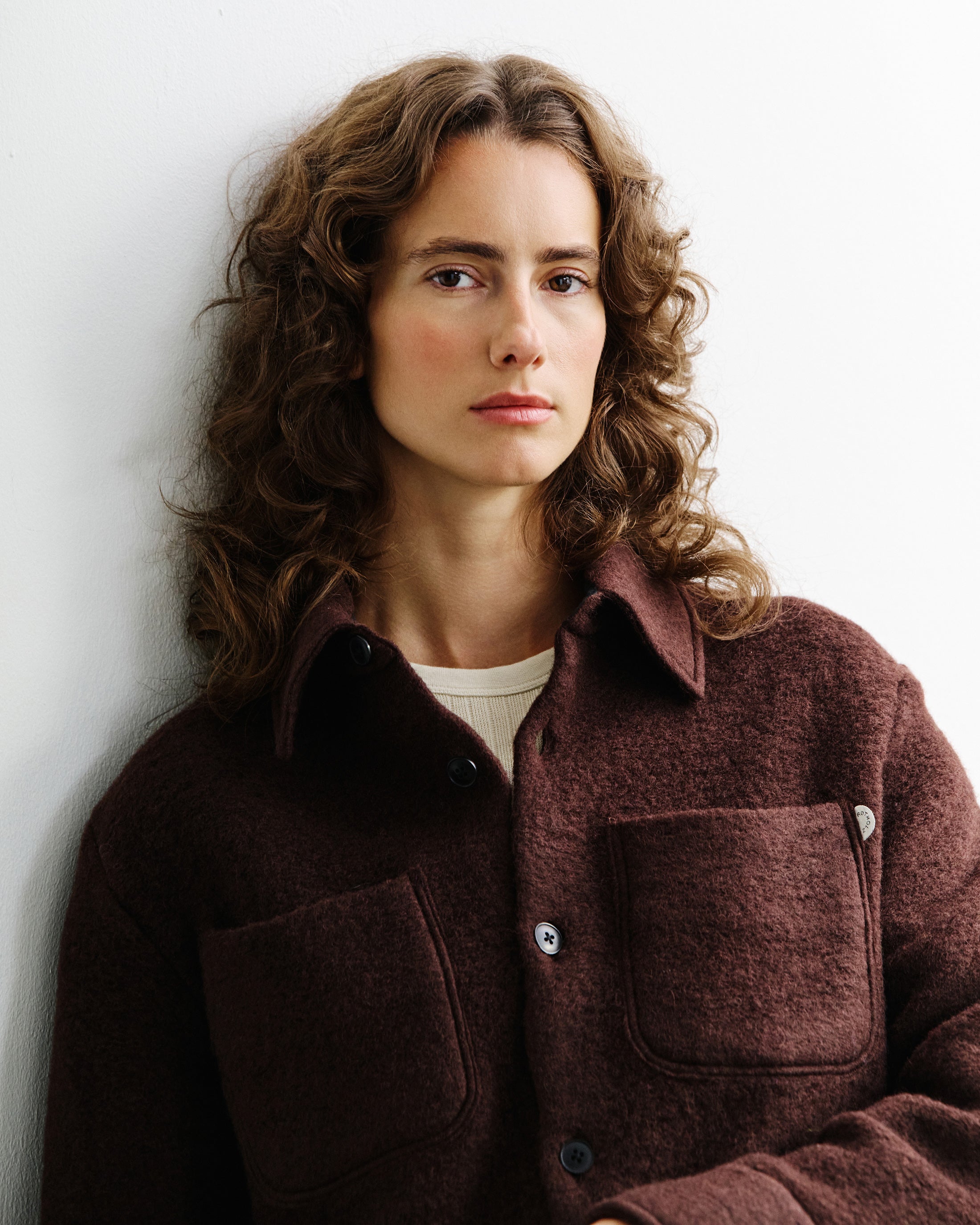 Relaxed Overshirt - Rosewood Brown FW26