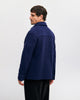 Schweres Overshirt Bio Wollmischung - Royalblau
