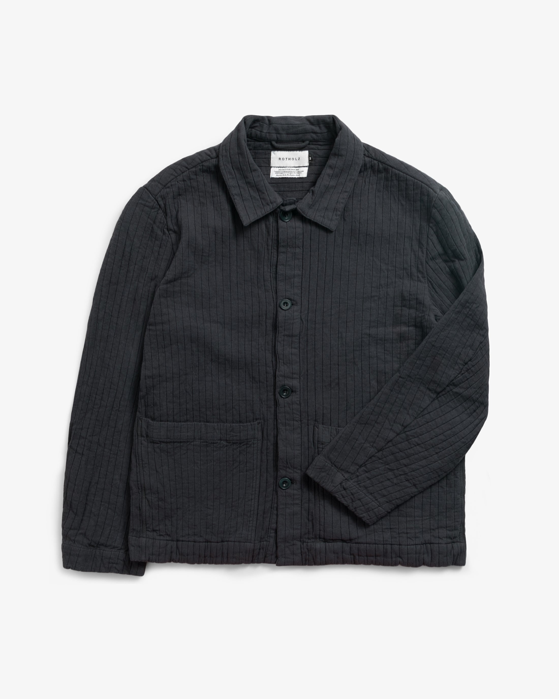 Workwear Jacket Ribbed Organic Cotton - Anthracite