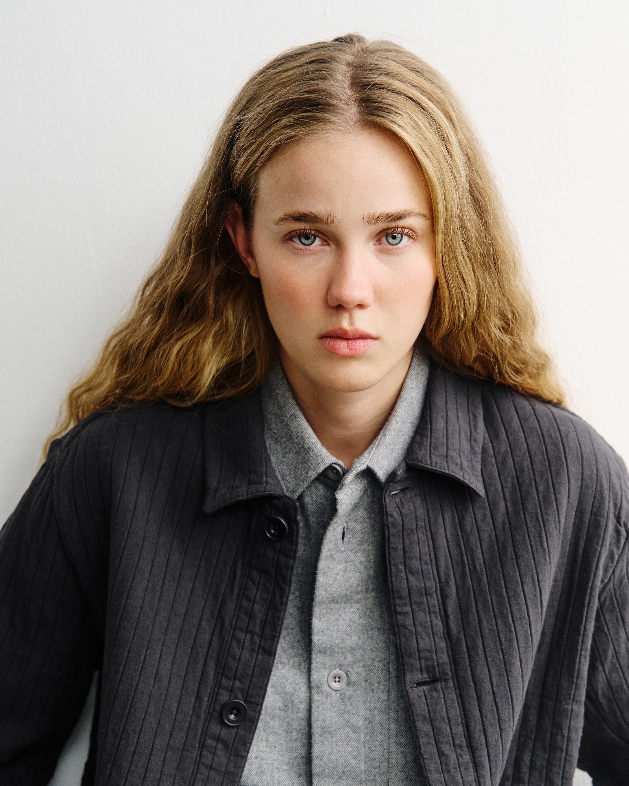 Workwear Jacket Ribbed Organic Cotton - Anthracite