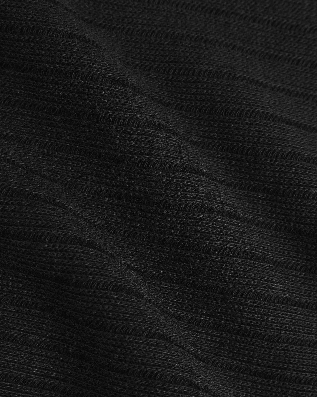 Ribbed trousers, organic cotton - black