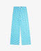 Leichte Gerippte Hose Bio Baumwolle - Blau Gestreift