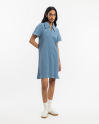 Frottee Kleid Bio Baumwolle - Hellblau