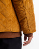 Gesteppte Cord Jacke - Toffee