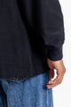 Half Zip Sweatshirt Bio Baumwolle - Schwarz