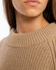 Grober Strickpullover Wollmischung - Beige