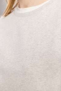 Logo Sweatshirt Bio Baumwolle - Grau