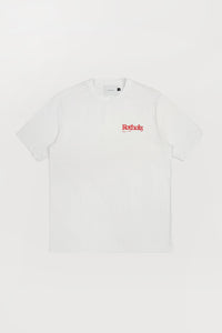 Retro Logo T-Shirt Bio Baumwolle - Weiß