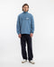 Divided Half Zip Bio Baumwolle - Hellblau