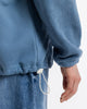 Divided Half Zip Bio Baumwolle - Hellblau