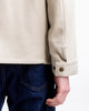 Leichte Jacke aus Bio Canvas Beige Kariert