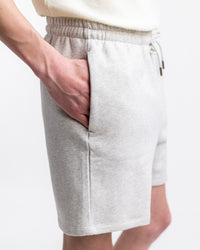 Logo Sweatshorts aus Bio-Baumwolle Grau