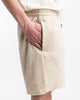 Frottee Shorts aus Bio-Baumwolle Creme