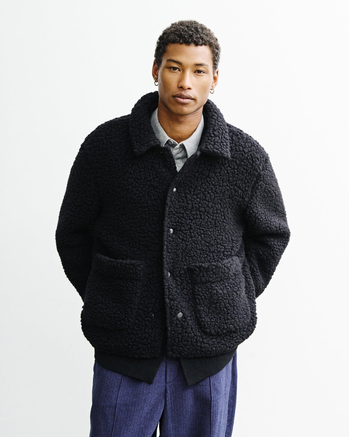 Sherpa Jacket - True Black