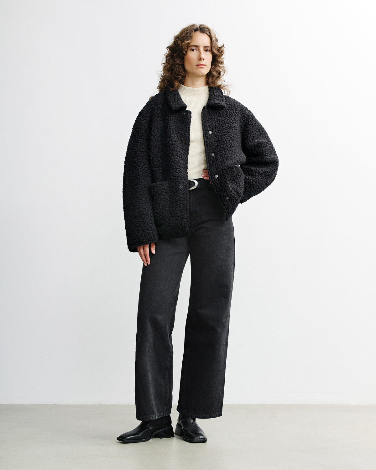 Sherpa Jacket - True Black
