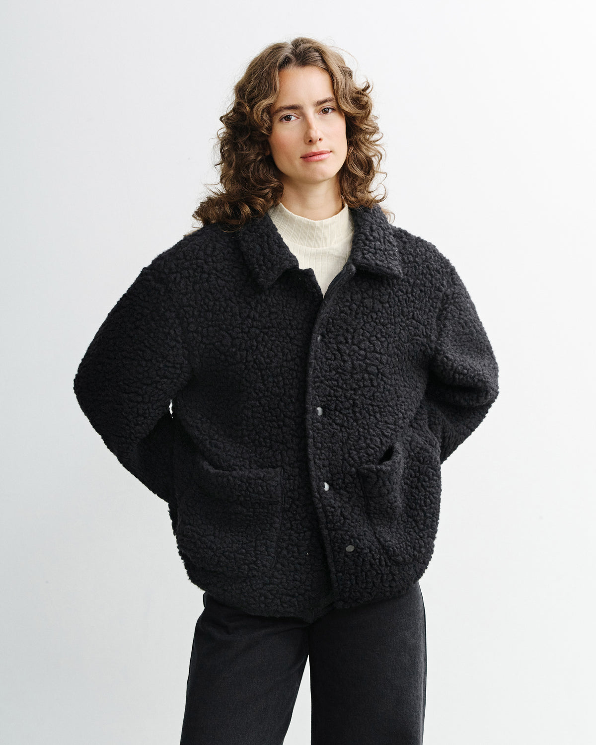 Sherpa Jacket - True Black