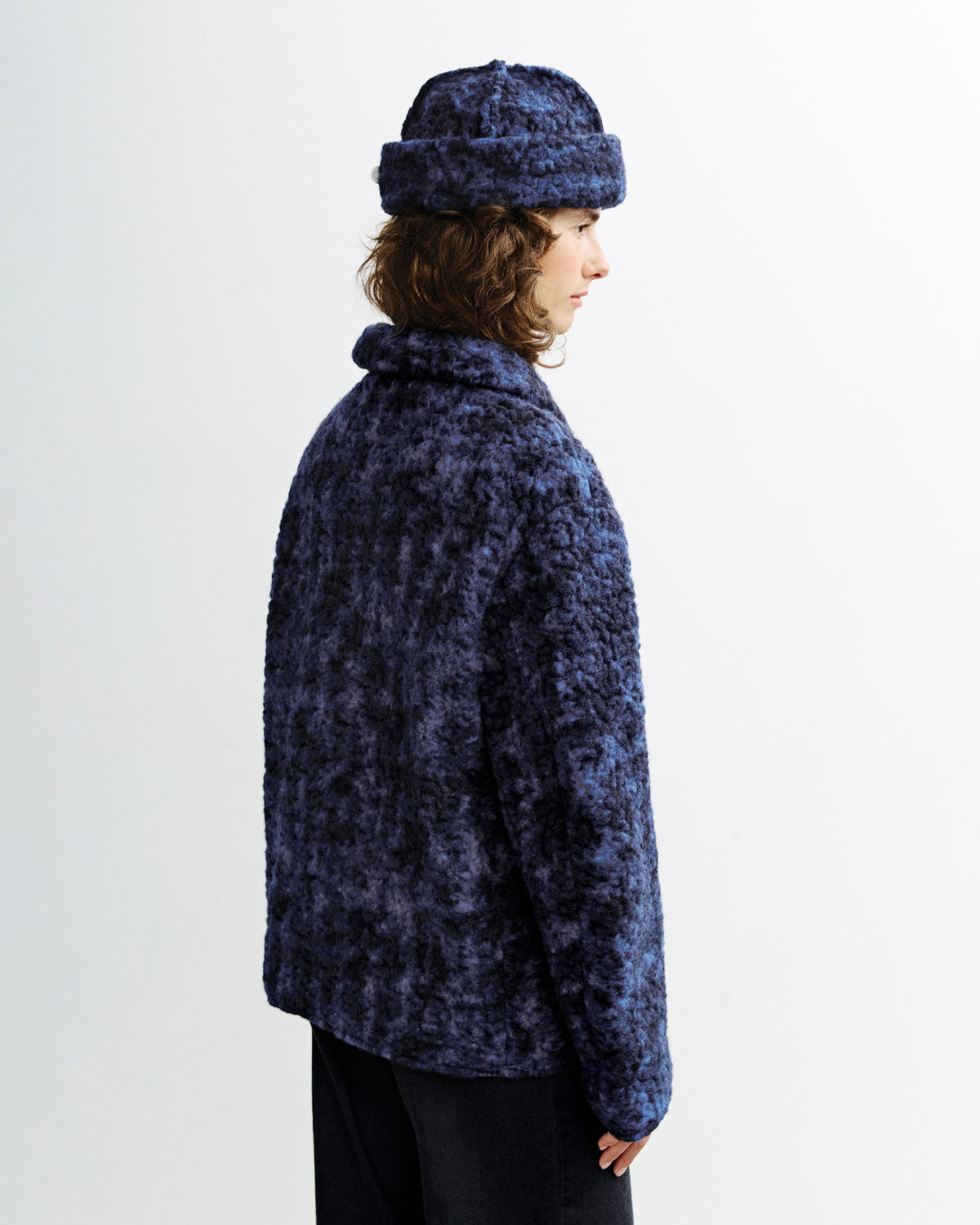 Sherpa Jacket - Blue Marled