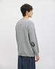 Smiling Strickpullover Recycelte Wolle - Hellgrau