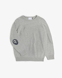 Smiling Strickpullover Recycelte Wolle - Hellgrau