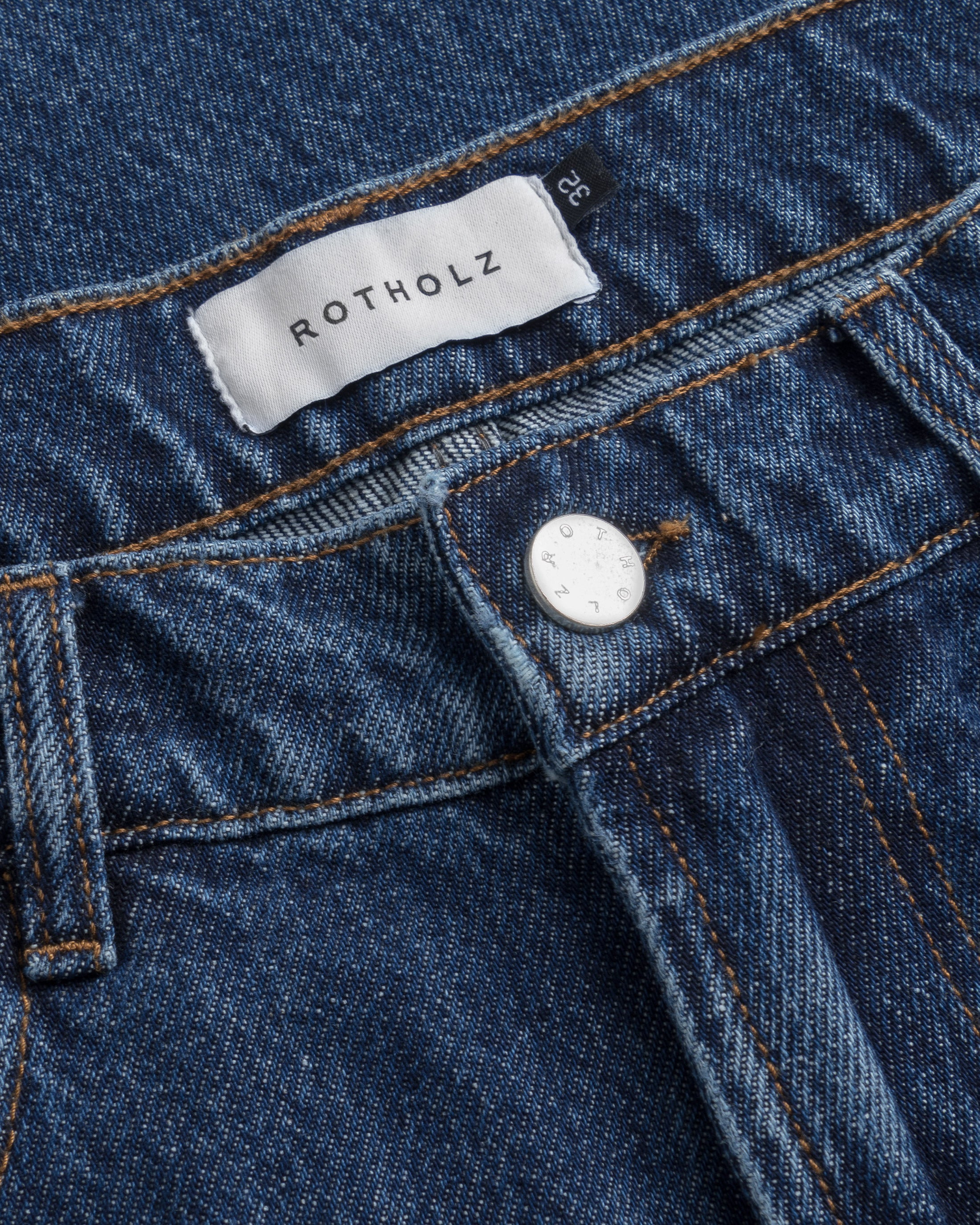 Straight Leg Jeans Organic Cotton - Dark Blue