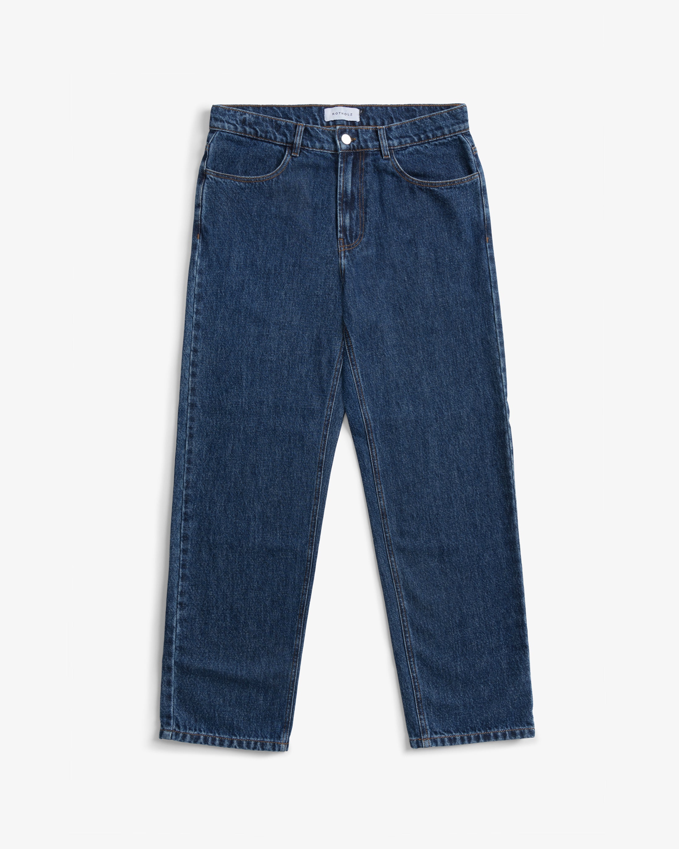 Straight Leg Jeans Organic Cotton - Dark Blue