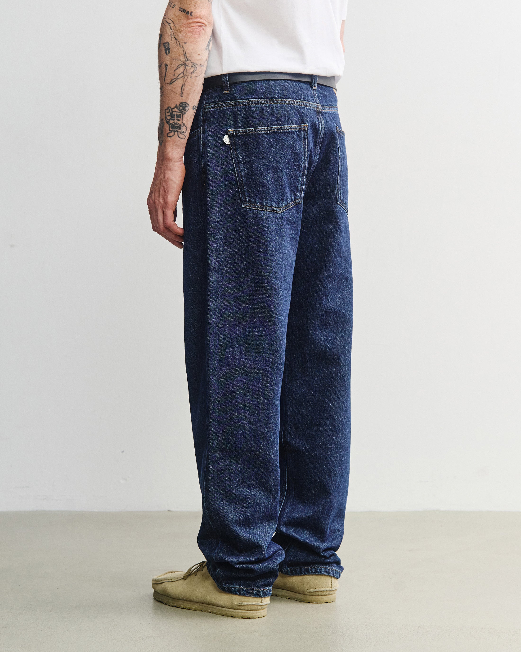 Straight Leg Jeans Organic Cotton - Dark Blue