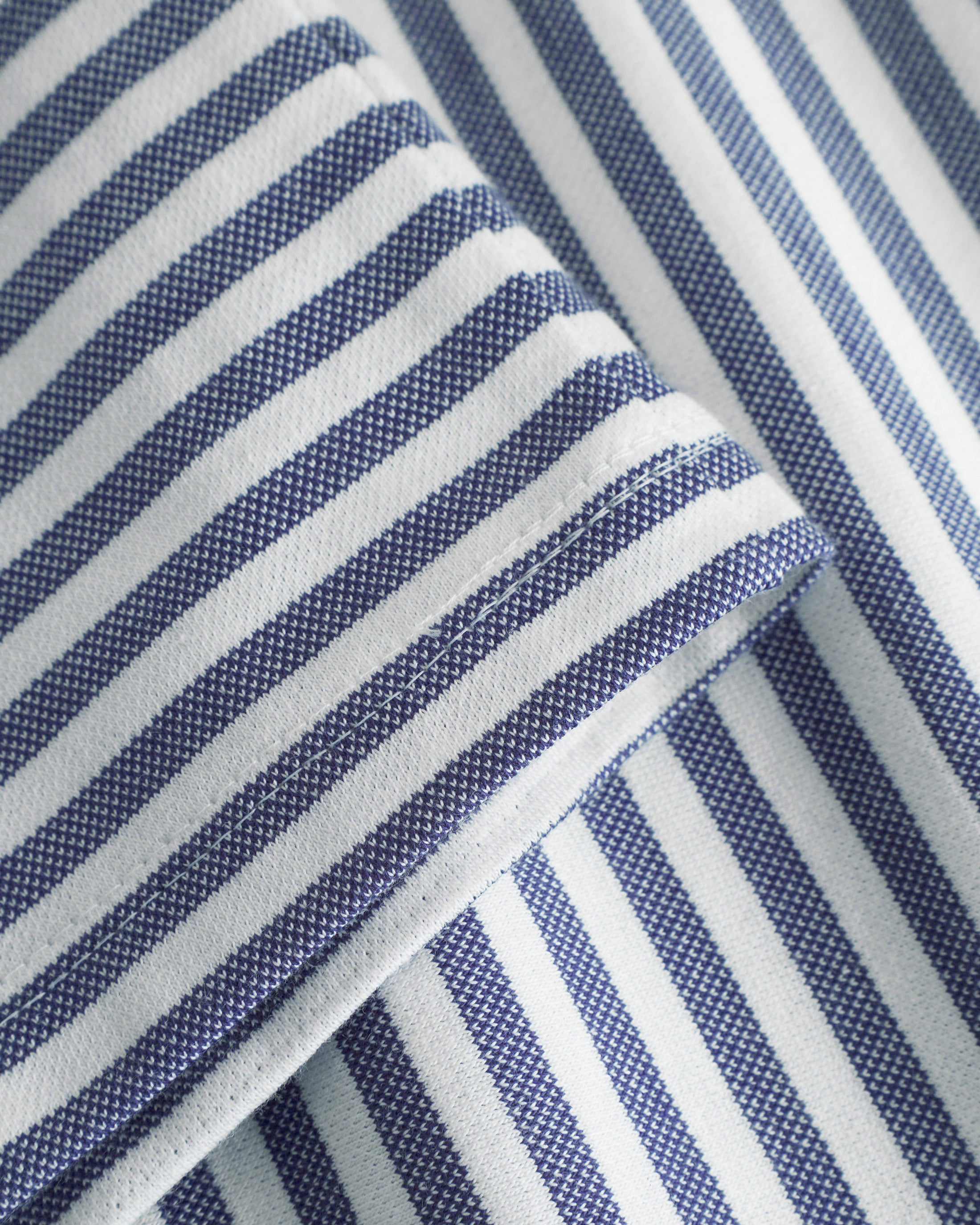 Striped T-shirt, organic cotton - blue