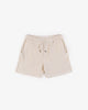 Frottee Shorts aus Bio-Baumwolle Creme