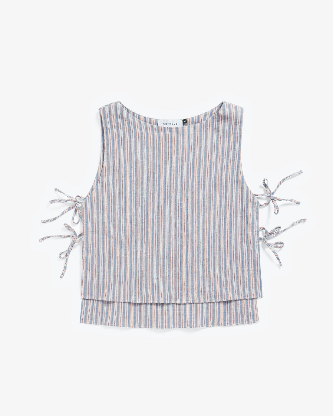 Striped wrap top organic cotton - Multi