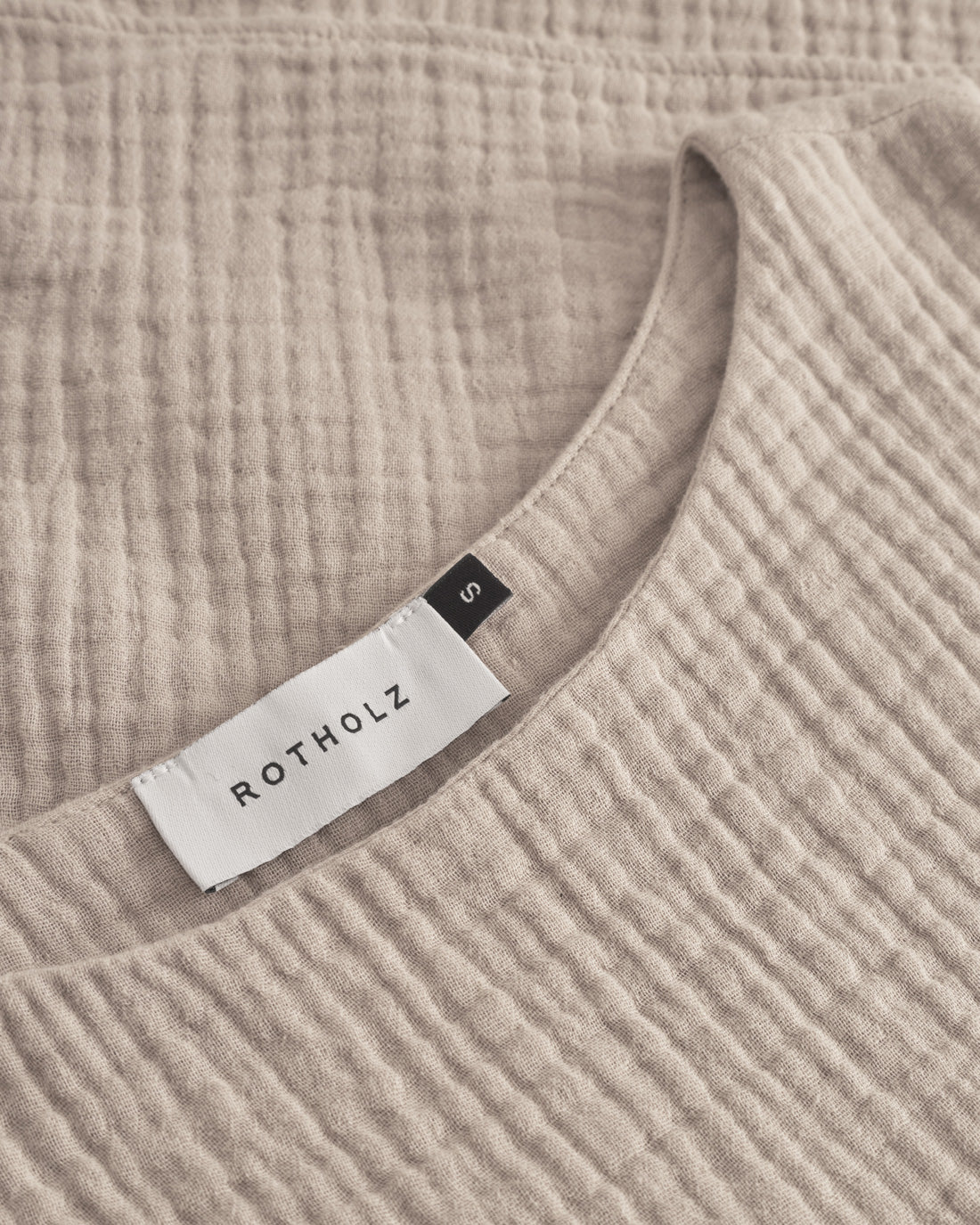 Muslin wrap top organic cotton - Sand