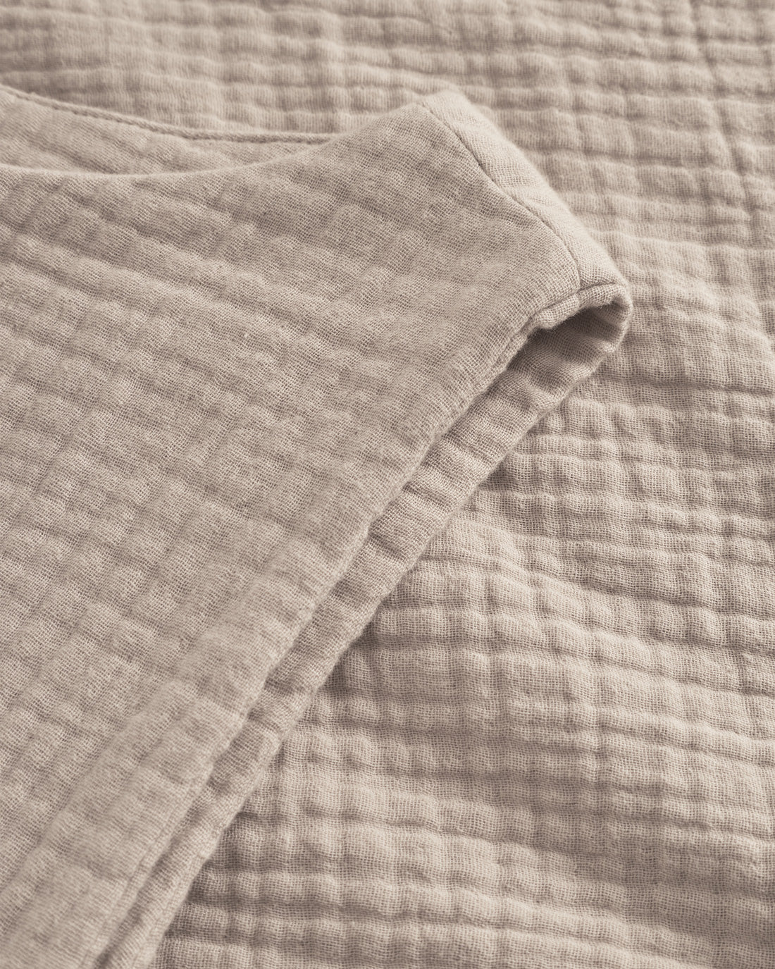 Muslin wrap top organic cotton - Sand