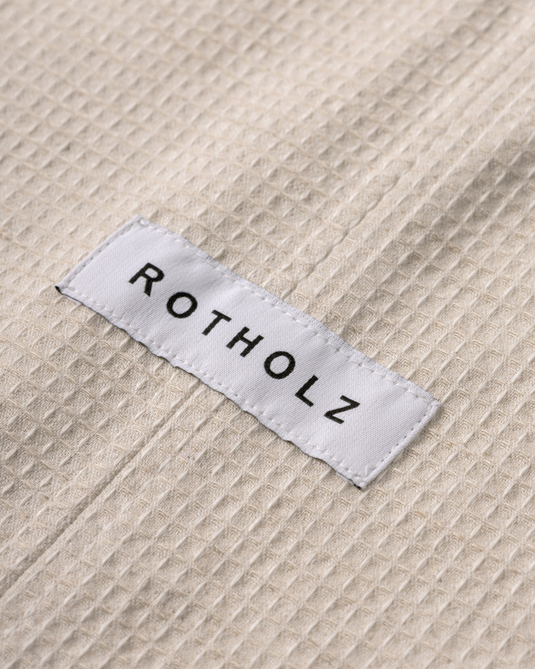 Waffle Tote Bag Organic Cotton - Sand