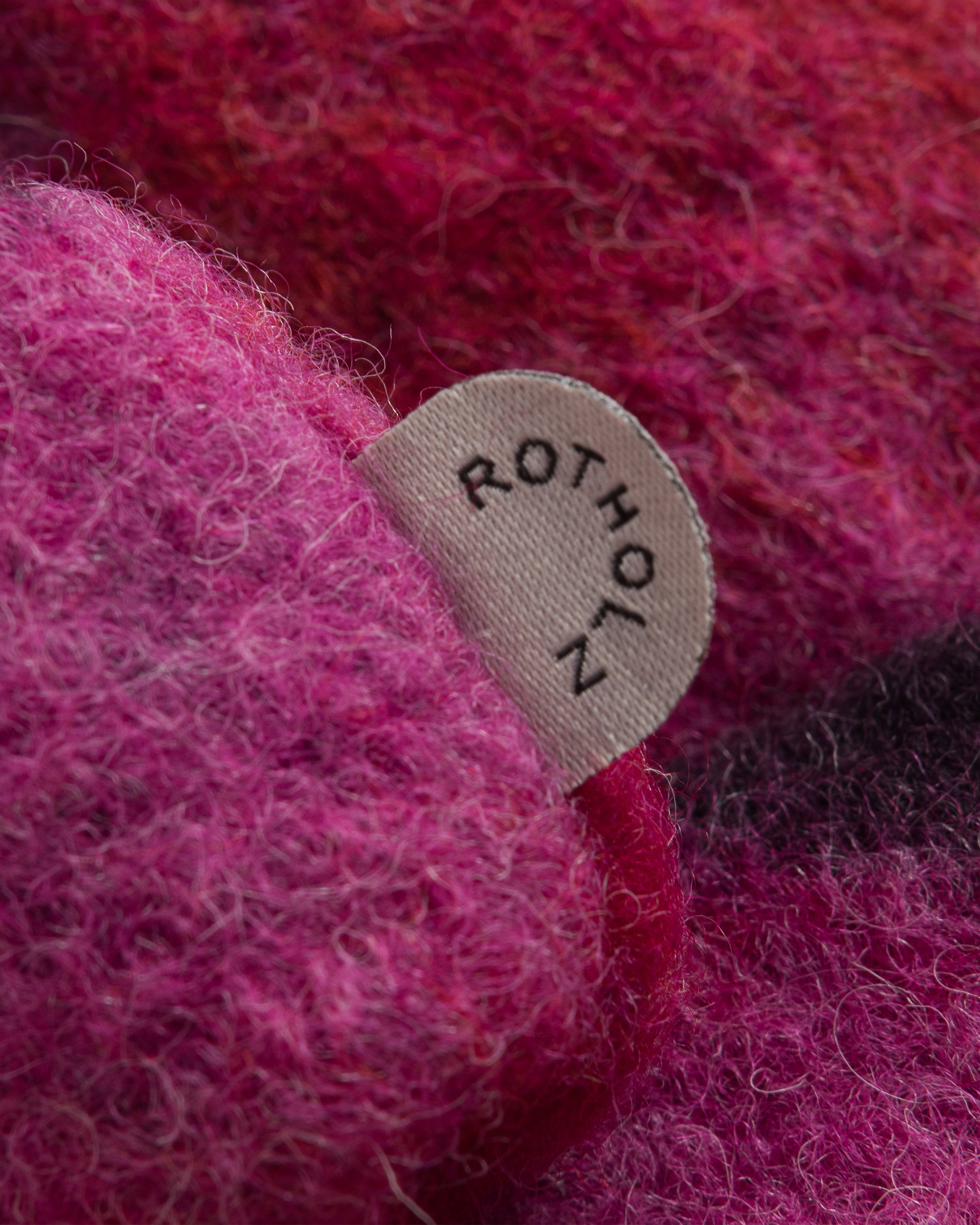 Beanie Bio Wool - Wavy Pink