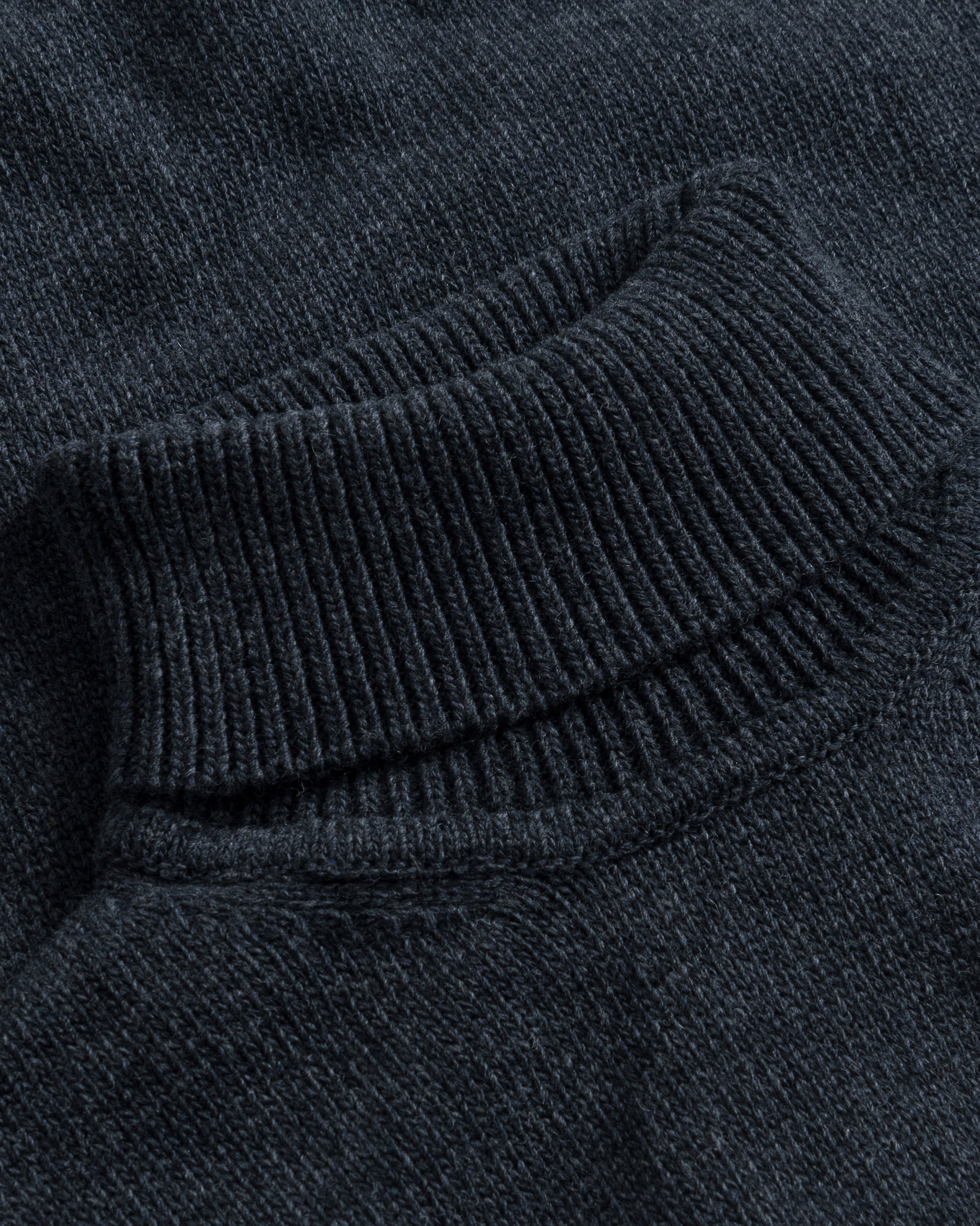 Turtleneck Knit Sweatshirt - Warm Anthracite FW26