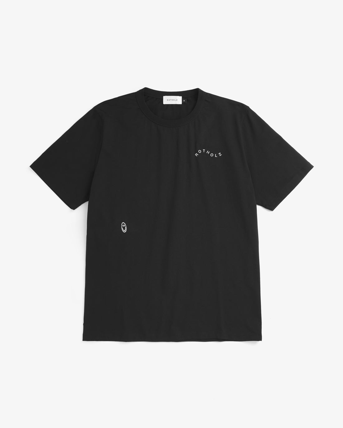 Wavy Logo T-Shirt Organic Cotton - Black
