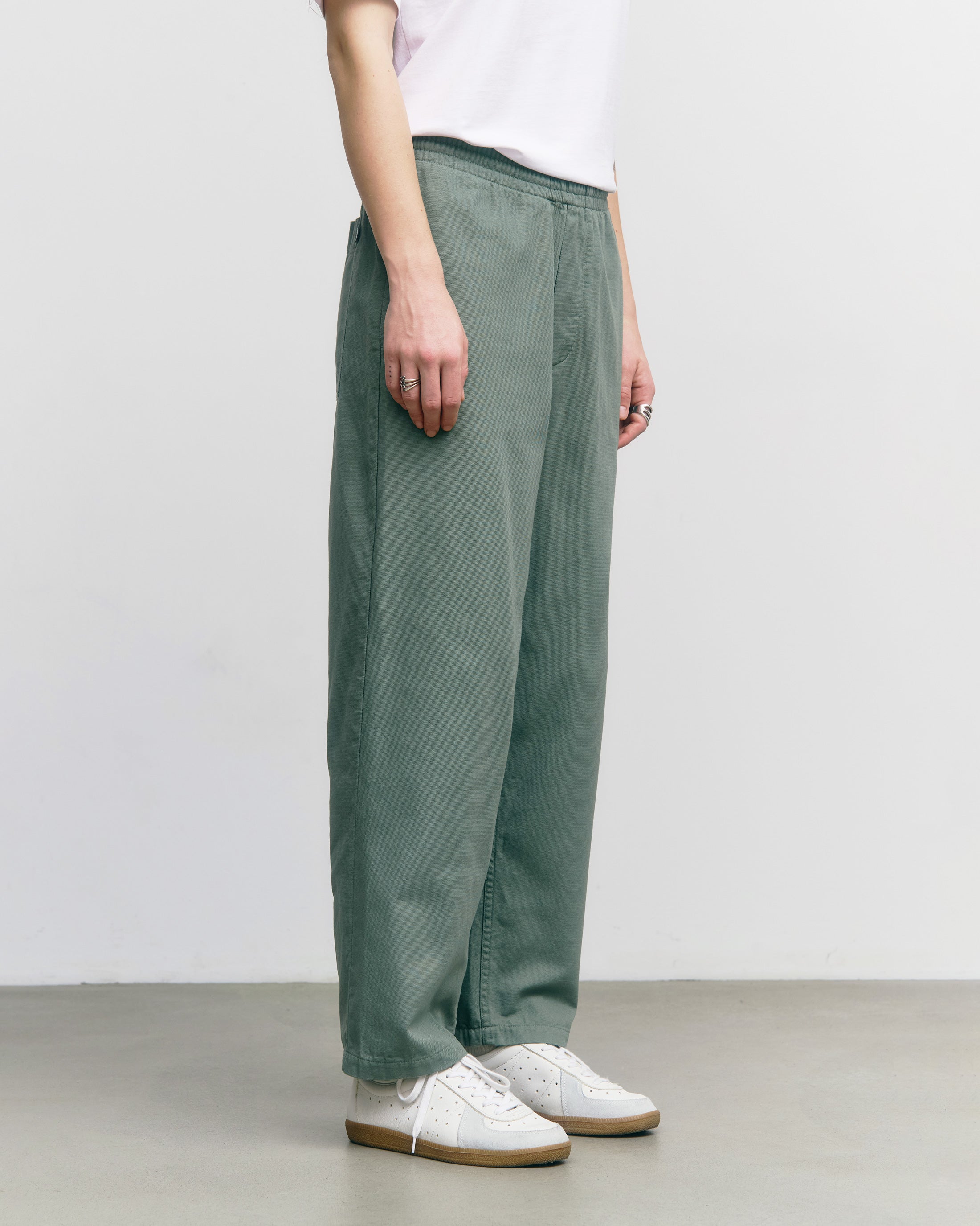 Weite Hose Bio Baumwolle - Grün