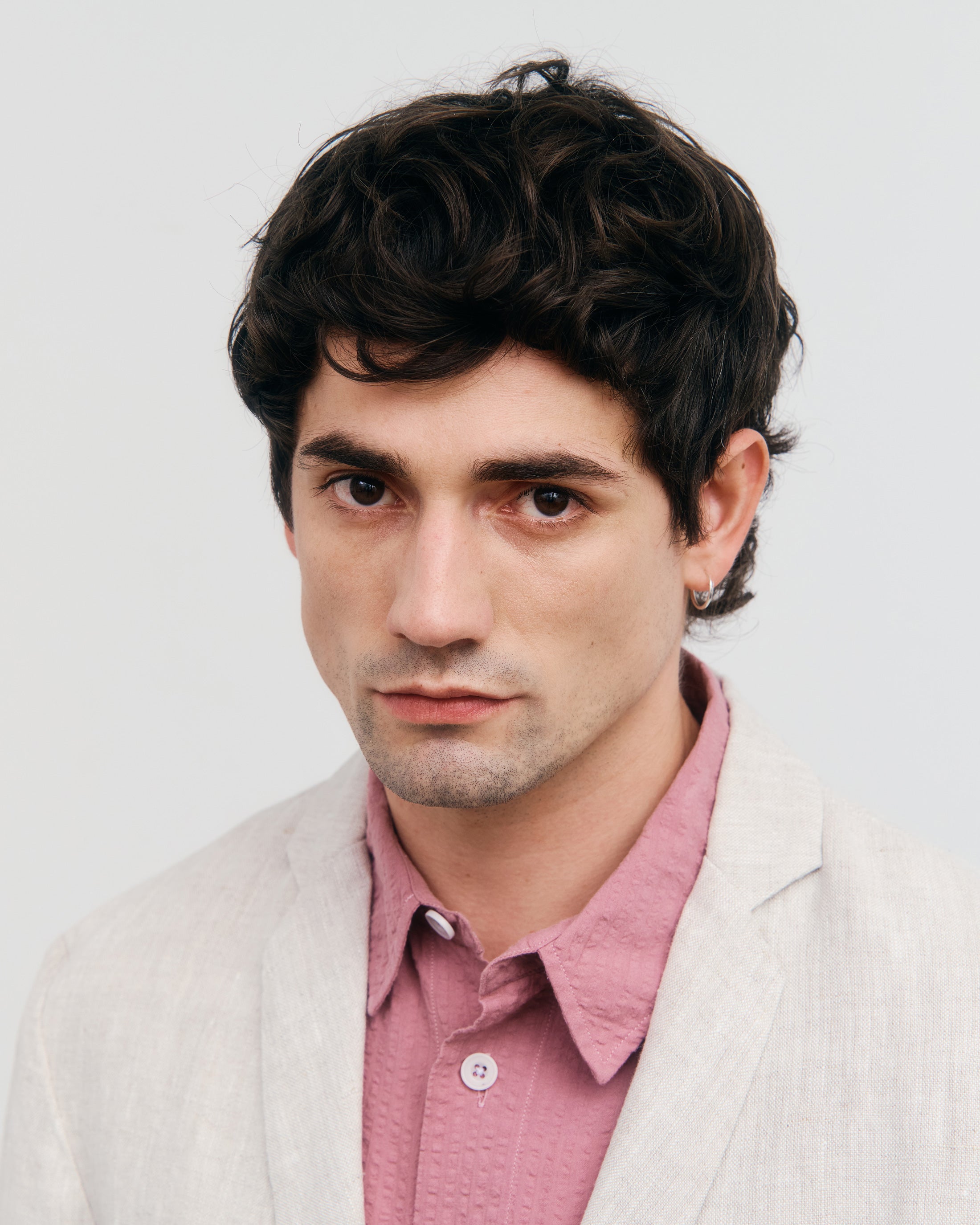 Leinen Blazer Bio Baumwolle - Natur