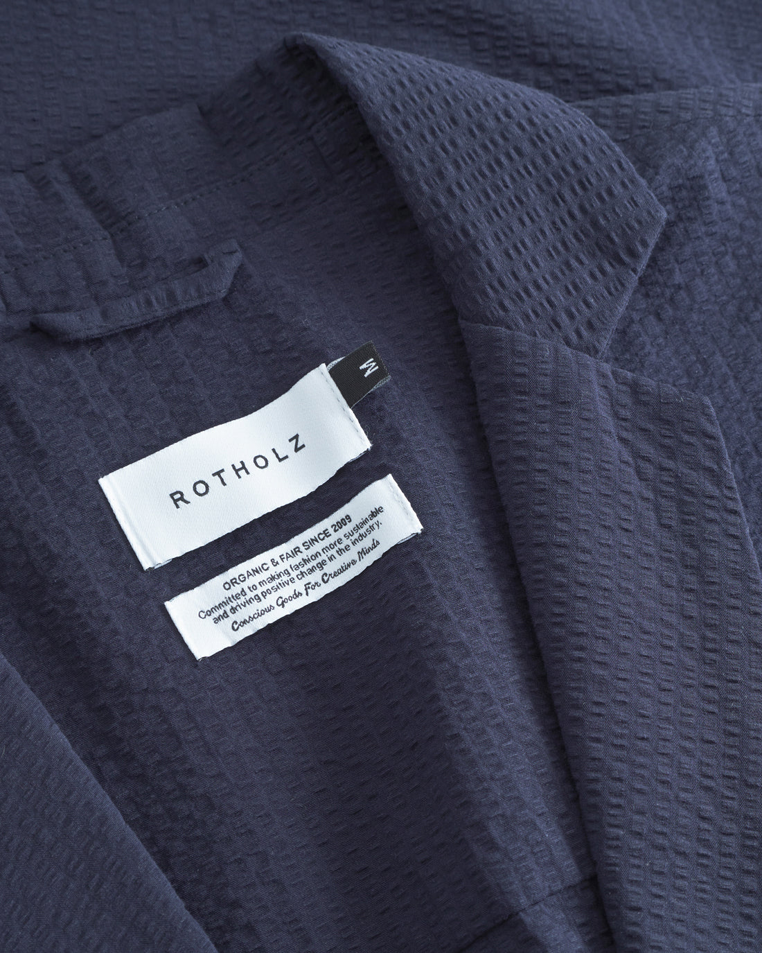 Casual Blazer Organic Cotton - Dark Blue