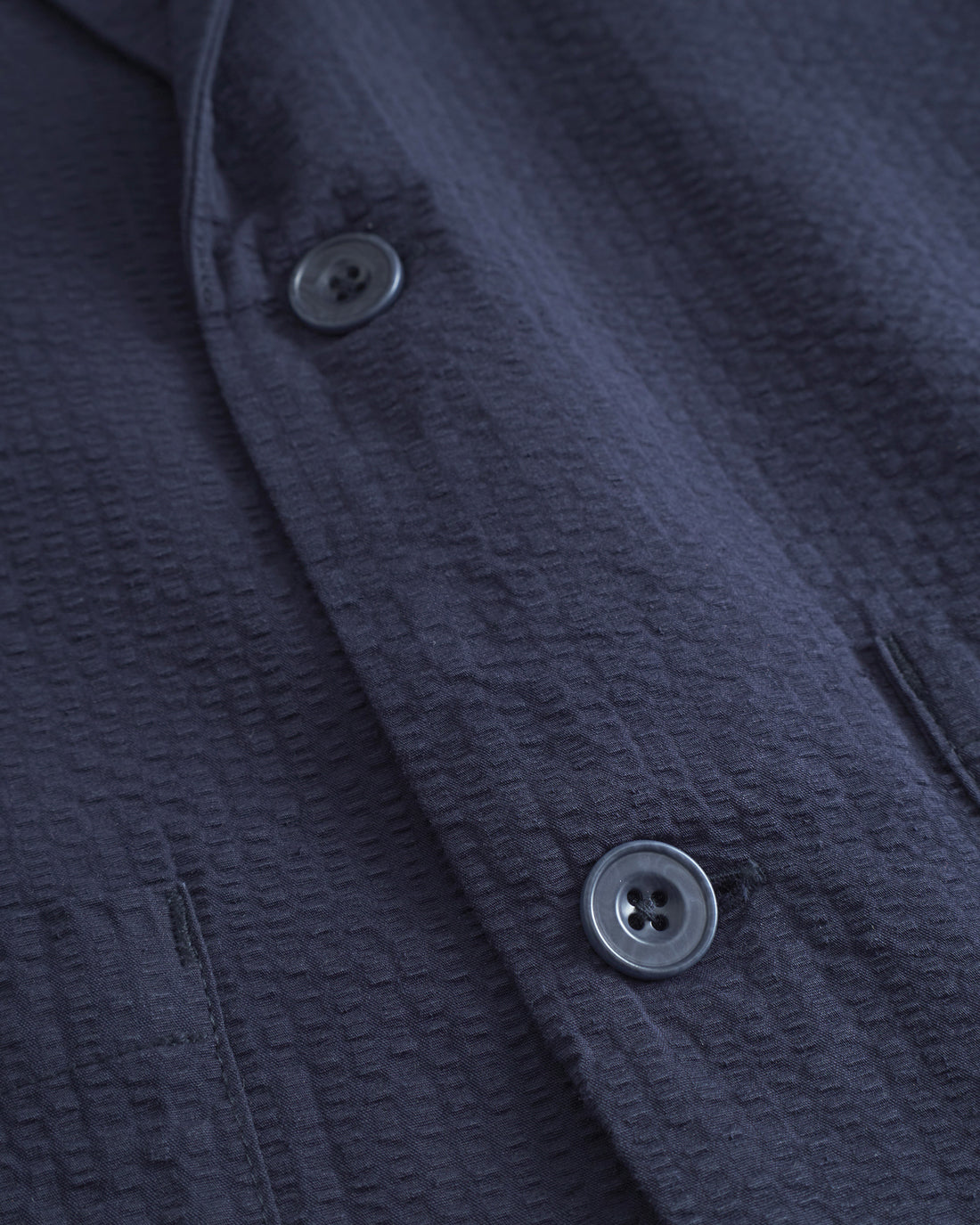 Casual Blazer Organic Cotton - Dark Blue